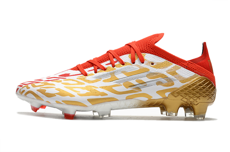 Adidas X Speedflow. 3 Firm Ground Cleats Unisex-Vivid Red/Gold Metallic/Core Black
